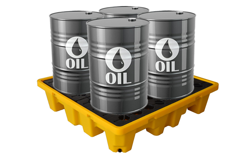 4-oil-drums-on-spill-containment-pallet 4-oil-drums-on-spill-containment-pallet