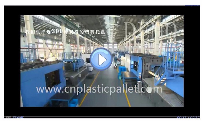 hdpe heavy duty recycle euro stackable durable large plastic pallet for sale