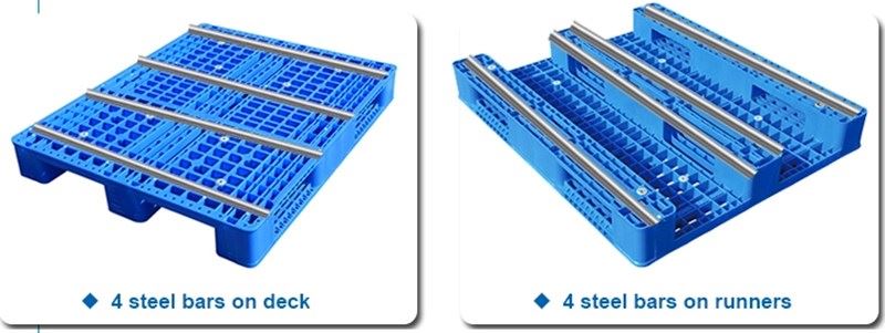 1440x1150mm-Rackable-Plastic-Pallet-Steel-Bars-Reinforced 1440x1150mm-Rackable-Plastic-Pallet-Steel-Bars-Reinforced
