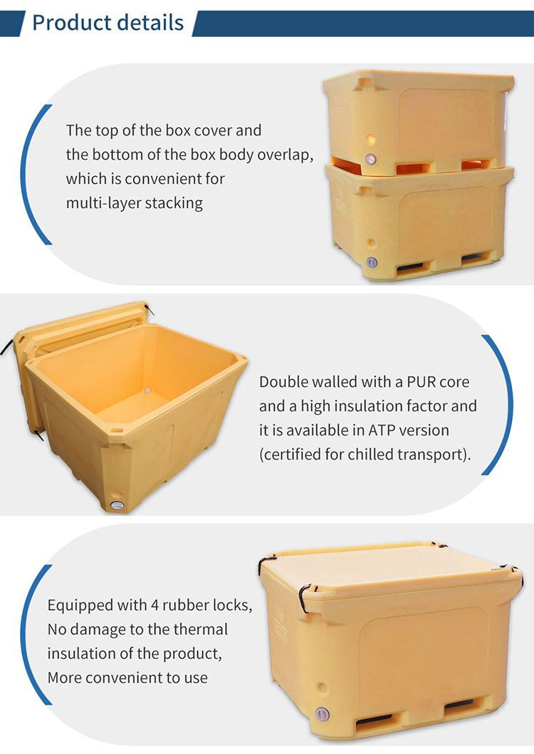 HDPE Polar Blue Bin