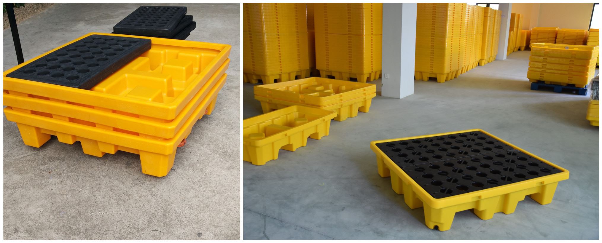 4 Drum Bunded Spill Pallet