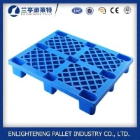 L1200xW1000xH140mm Pallet Plastik Grid Tugas Ringan dengan 9 Kaki