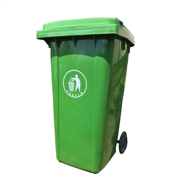 120L plastic trash can