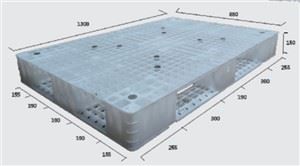 1300x880x150mm Palet Industri Plastik HDPE