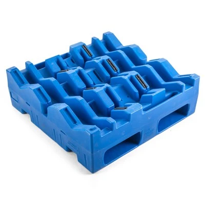 36" X 36" Pallet Gulung Plastik 3 Tong Boleh Rak Plastik