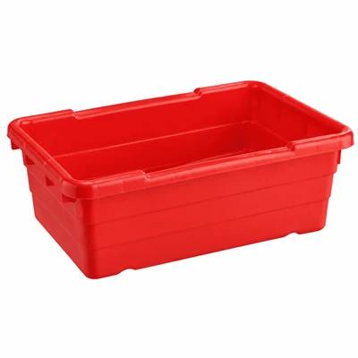 Kotak Tote Lug Daging HDPE Untuk Pemprosesan Daging