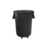 Bulat Gaya Amerika China Dustbin dengan Dolly