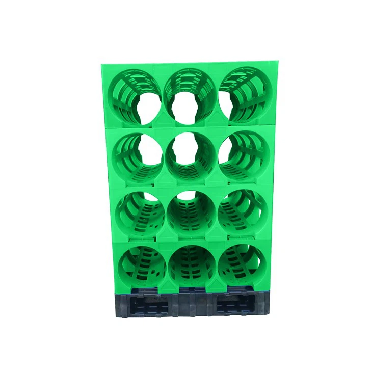 Rak botol air plastik pembekal cina stackable