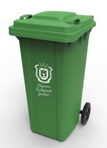 Tong Habuk Plastik untuk Luaran dengan Roda